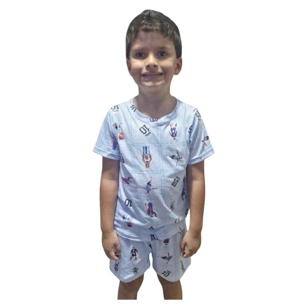 Pijama Menino Short Manga curta Messi — imagem 1