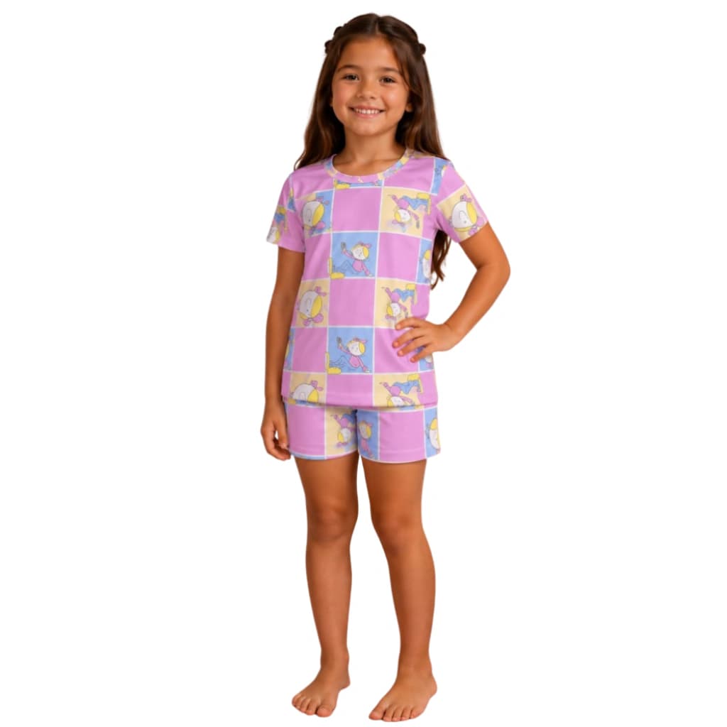 Pijama Menina Short Manga Curta Bia — imagem 1