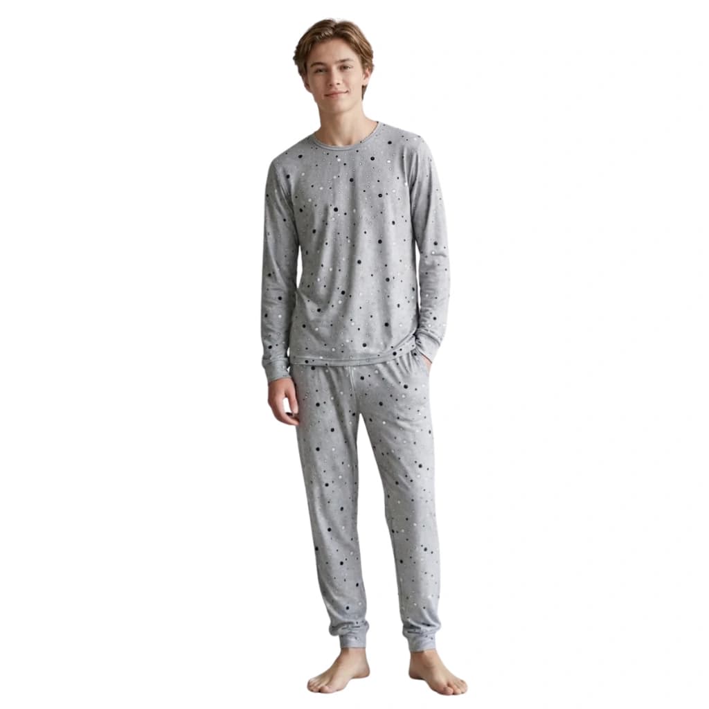 Pijama Juvenil Manga Longa Esferas — imagem 1
