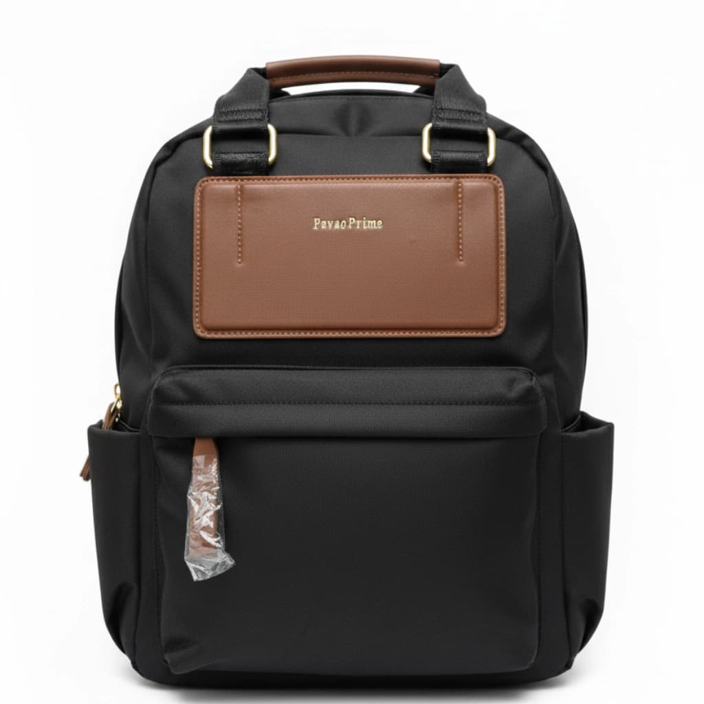 Mochila Pavão de Ouro com Placa de Couro — imagem 1
