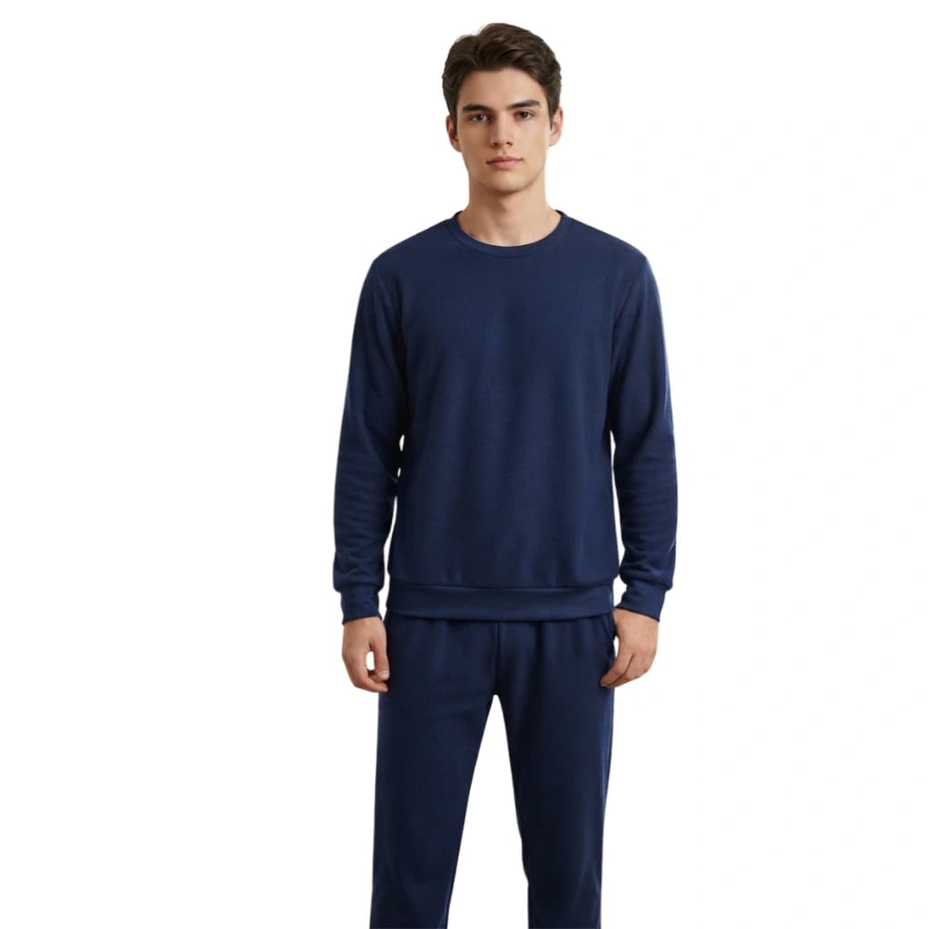 Conjunto Moletom Marinho Unissex — imagem 1