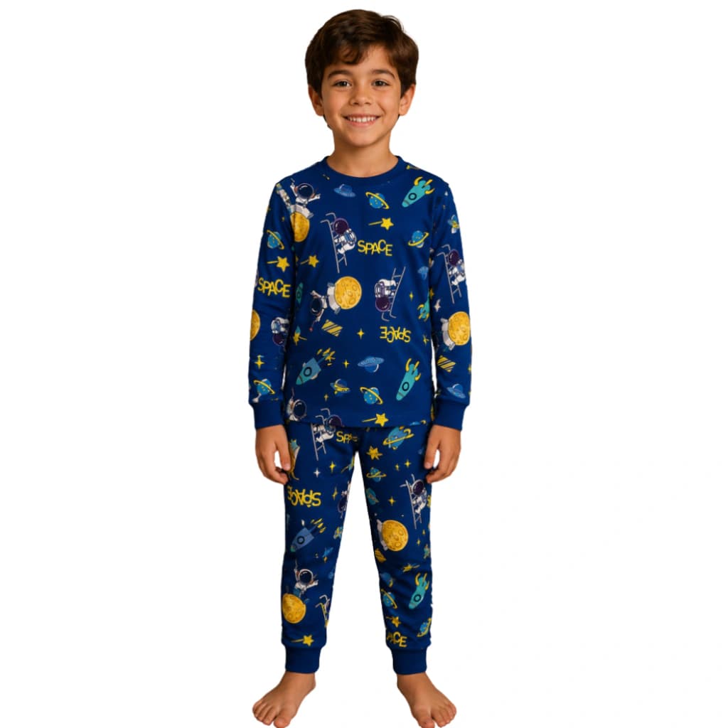 Pijama Menino Calça Manga curta Astronauta — imagem 1