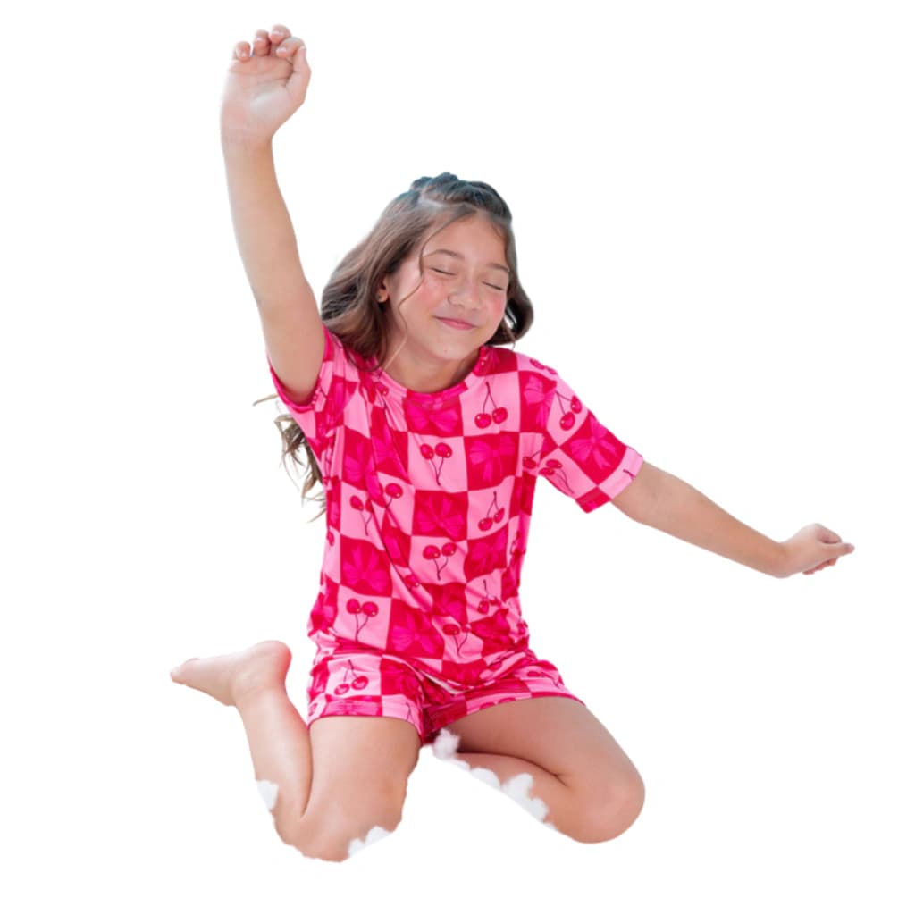 Pijama Menina Short Manga curta Cereja — imagem 1