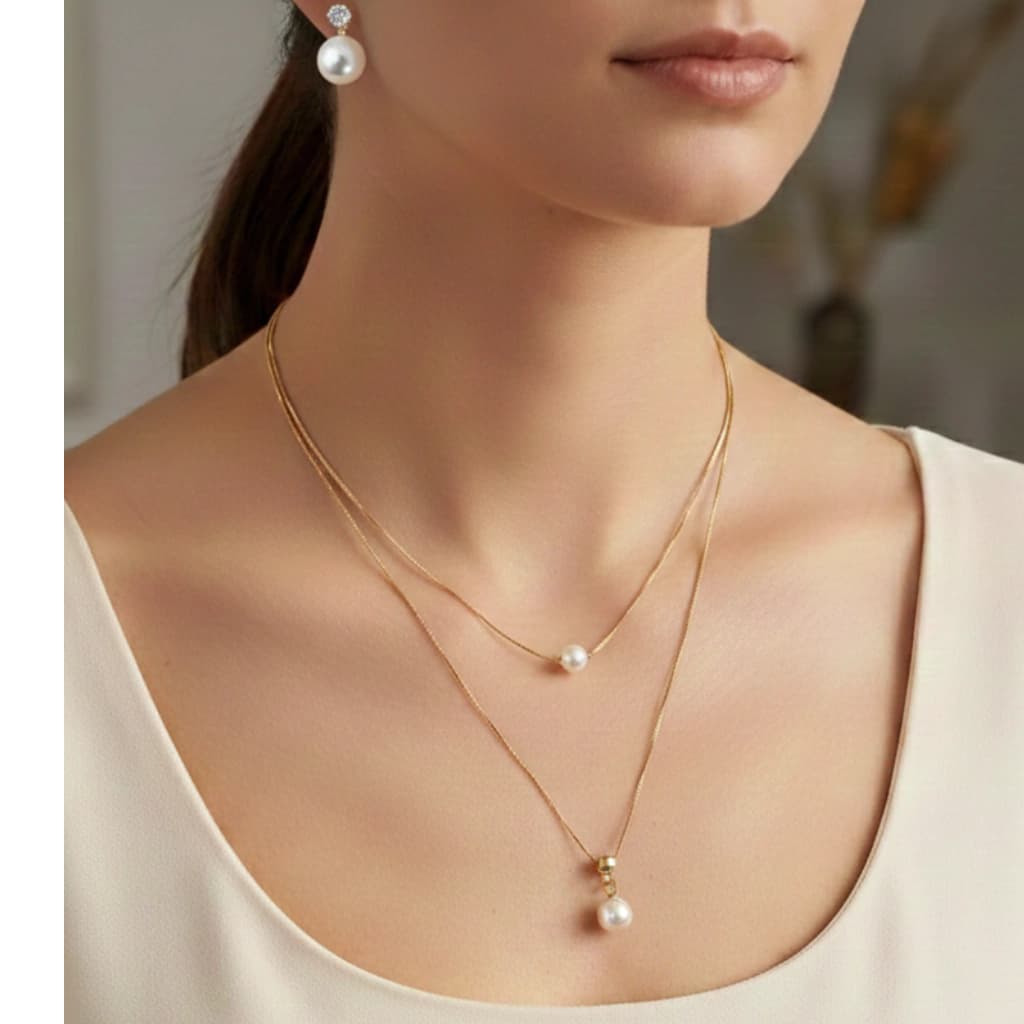 Conjunto Pérola e Cristal — imagem 1